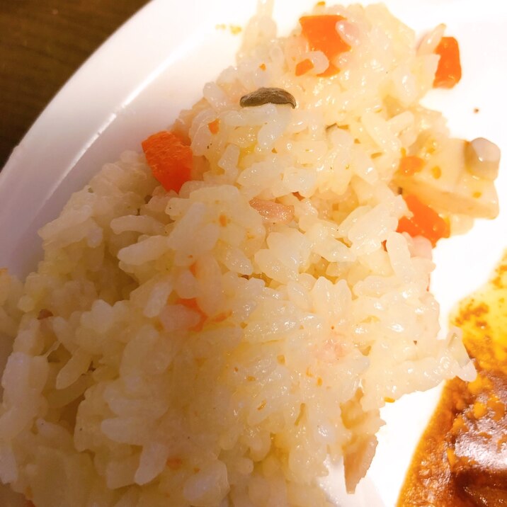 炊飯器でピラフ